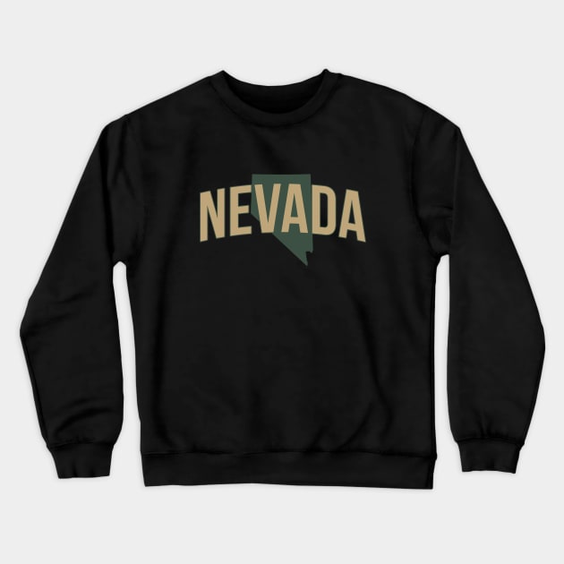 Nevada State Crewneck Sweatshirt by Novel_Designs